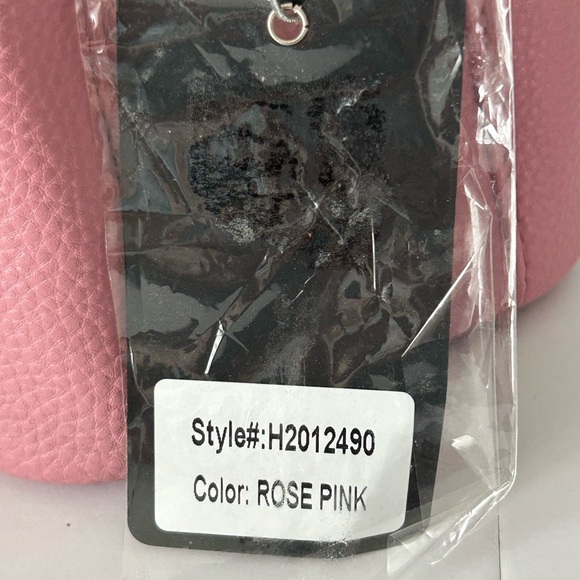 Crossi Pink Bow Satchel with Shoulder Strap - Picture 8 of 14